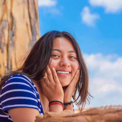 photo of latinamerican woman with smile