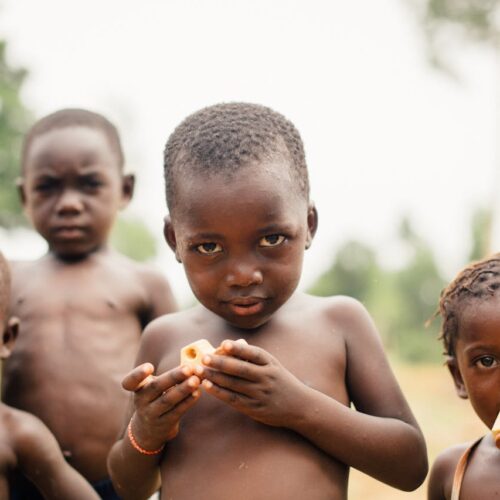 Photo of children from Haiti