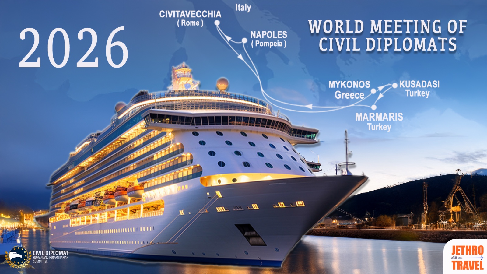 Imagen de la Reunión Mundial de Diplomáticos Civiles Humanitarios de Cruzeiro 2026